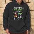 Football Dabbing Boy 12Th Birthday Ich Bin 12 Jahre Kapuzenpullover Lebensstil