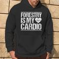 Forestry Worker Woodworker Cardio Forestry Worker Hoodie Lifestyle