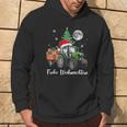 Fröhliche Weihnachten Santa Tractor Bauer Fährt Christmas Kapuzenpullover Lebensstil