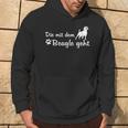 Cute Dog Heartbeat Die Mit Dem Beagle Geht Kapuzenpullover Lebensstil