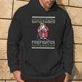 Firefighter Ugly Christmas Sweaters Hoodie Lifestyle