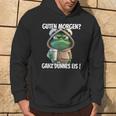 Guten Morgen Ganz Dünnes Eis Frog Motif Kapuzenpullover Lebensstil