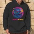 Retro Synthwave Bober Bóbr Kurwa Internet Meme Flannelette Kapuzenpullover Lebensstil