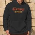 Turkey Gravy Train Thanksgiving Retro Vintage Top Hoodie Lifestyle