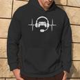 Gamer Heartbeat Forideo Game Players Felpa con cappuccio Estilo de vida