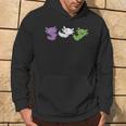 Genderqueer Flag Pride Lgbtq Axolotl Kapuzenpullover Lebensstil