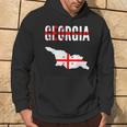 Georgian Georgian Map Flag Kapuzenpullover Lebensstil