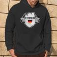 German National Flag Ich Liebe Deutschland Kapuzenpullover Lebensstil