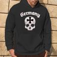 Germania Skull Old German Lettering Iron Cross Felpa con cappuccio Estilo de vida
