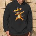 Girafe Jaune Dabbing Motif Amusant Avec Girafe Sweat à capuche Lifestyle