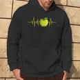 Green Apple Fruit Heartbeat Ecgegan Kapuzenpullover Lebensstil