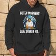 Guten Morgen Ganz Dünnes Eis Slogan Penguin Kapuzenpullover Lebensstil