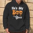 He's My Boo Skeleton Couples Matching Couple Halloween Hoodie Lifestyle