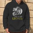 Hic Sunt Leones Con Scritta There Be Lions Here Felpa con cappuccio Estilo de vida
