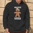 Hilfe Es Weihnachtet Wieder X Xmas Christmas Gingerbread Kapuzenpullover Lebensstil