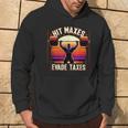 Hit Maxes Evade Taxes Felpa con cappuccio Estilo de vida