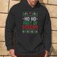 Ho Ho Hoit Di Goschn Ugly Xmas Ugly Christmas Kapuzenpullover Lebensstil