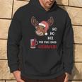 Ho Ho Hol Mir Einen Glühwein Christmas Reindeer Rudolf Kapuzenpullover Lebensstil