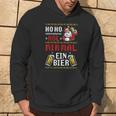 Ho Hol Mir Mal Ein Bier Christmas Santa Claus Kapuzenpullover Lebensstil