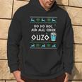 Ho Ho Hol Mir Mal Einen Ouzo Ugly Christmas Outfit Kapuzenpullover Lebensstil