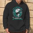 Hockey Sobre Hielo Soy Un Niño De Hockey Como Un Niño Normal Pero Mucho Más Fresco Sudadera Estilo de vida