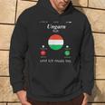 With Hungary Ruft Und Ich Muss Los Hungary Flag Kapuzenpullover Lebensstil