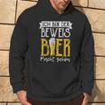 Ich Bin Der Beweis Bier Macht Schön Sauftour Biertrinker German Kapuzenpullover Lebensstil