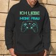 Ich Liebe Es Wenn Mich Meine Frau Zocken Lässt Gamer Kapuzenpullover Lebensstil