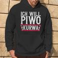 Ich Will Piwo Kurwa Original Pole Polska Poland Kapuzenpullover Lebensstil