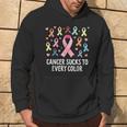 Il Cancro Puzza In Qualsiasi Colore Supporto Contro Il Cancro Felpa con cappuccio Estilo de vida
