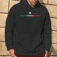 Italia National Flag Colors Italy Crest Logo Italian Roots Hoodie Lifestyle