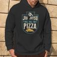 Jiu Jitsu Rotolerà Per Pizza Divertente Bjj Grappling Master Felpa con cappuccio Estilo de vida