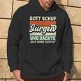 Jürgen Name Saying Gott Schuf Jürgen S Kapuzenpullover Lebensstil