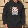 Katze Ramen Essen Nudeln Manga Anime Japanisch Kawaii Cute Kapuzenpullover Lebensstil