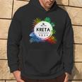 Kreta 2024 Colourful Travel Quote Kapuzenpullover Lebensstil