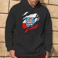 Land Thueringen German Flag And Coat Of Arms Kapuzenpullover Lebensstil