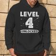 Level 4 Unlocked 4 Compleanno Felpa con cappuccio Estilo de vida
