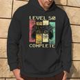 Level 50 Complete Cinquanta Regalo Di Compleanno Gamer Felpa con cappuccio Estilo de vida