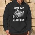 Liebe Hatier Pfoten Dalmatian Dalmatian Owner Dalmatian Kapuzenpullover Lebensstil