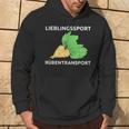 Lieblingssport Rübransport Kapuzenpullover Lebensstil