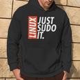 Linux Just Sodo It Coding E Nerd Pride Sudo Style Humor Felpa con cappuccio Estilo de vida