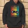 Livello Di Laurea Sbloccato Dicendo Joystick Divertente Gioco Felpa con cappuccio Estilo de vida