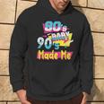 Los Años 80'S Baby 90'S Made Me Retro Nostalgia De Los 80 Sudadera Estilo de vida
