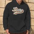 I Love Barry First Name Barry Vintage Hoodie Lifestyle