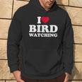 I Love Bird Watching I Heart Bird Watching Lover Watcher Hoodie Lifestyle