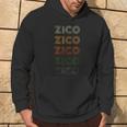 Love Heart Zico Grungeintage Style Nero Zico Felpa con cappuccio Estilo de vida