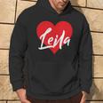 I Love Leila First Name I Heart Named Felpa con cappuccio Estilo de vida