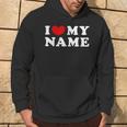 I Love My Name Amo Il Mio Nome Felpa con cappuccio Estilo de vida