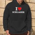 I Love Schlager I Love Schlager Fan Kapuzenpullover Lebensstil