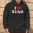 I Love Xiao Io Amo Xiao Felpa con cappuccio Estilo de vida